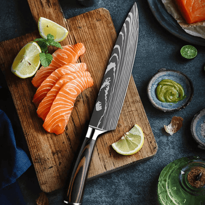 KitchSharp™ Japanese Chef Knife (8")