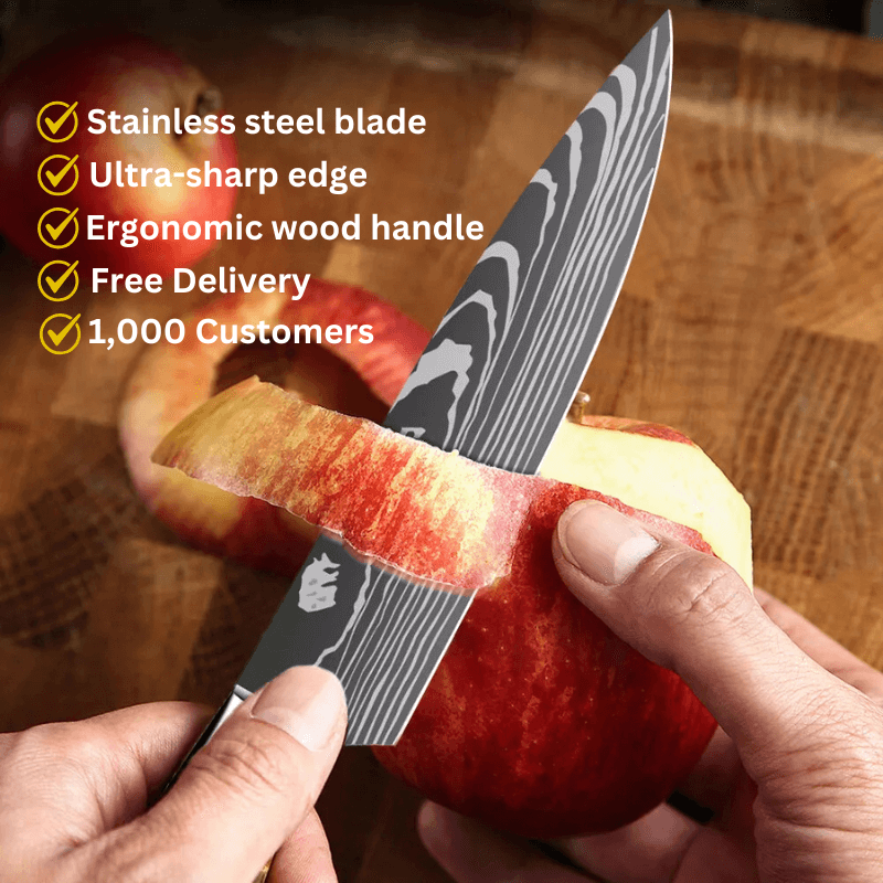 KitchSharp™ Japanese Chef Knife (8")