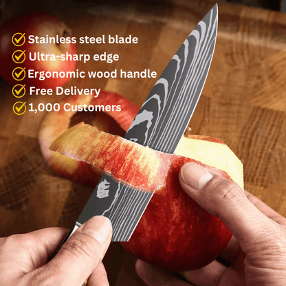 KitchSharp™ Japanese Chef Knife (8")